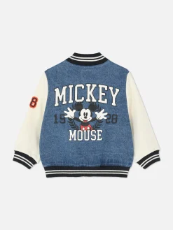 Chaqueta Vaquera Varsity De Mickey De Disney