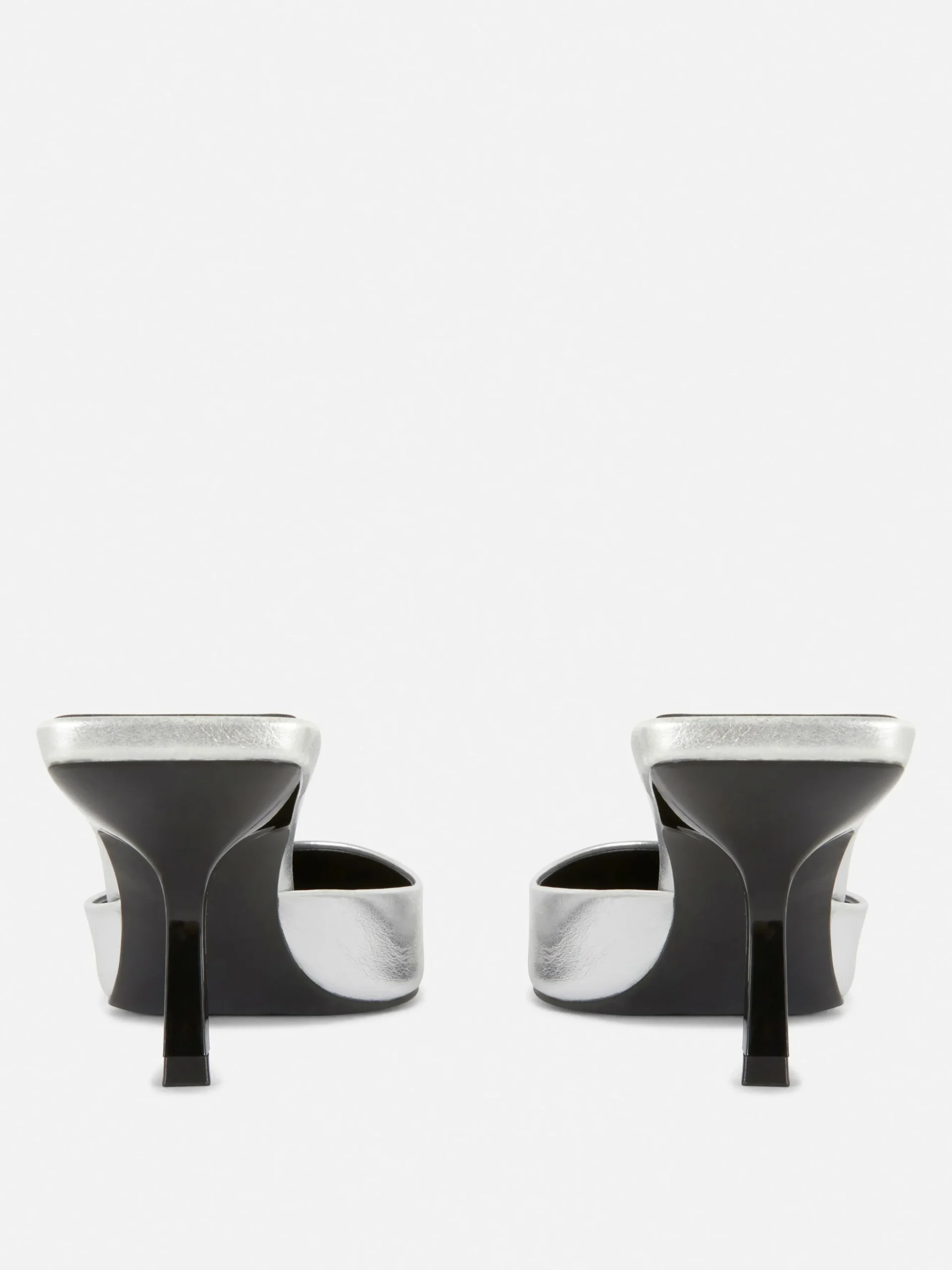 Chinelas De Puntera Afilada Con Tacón