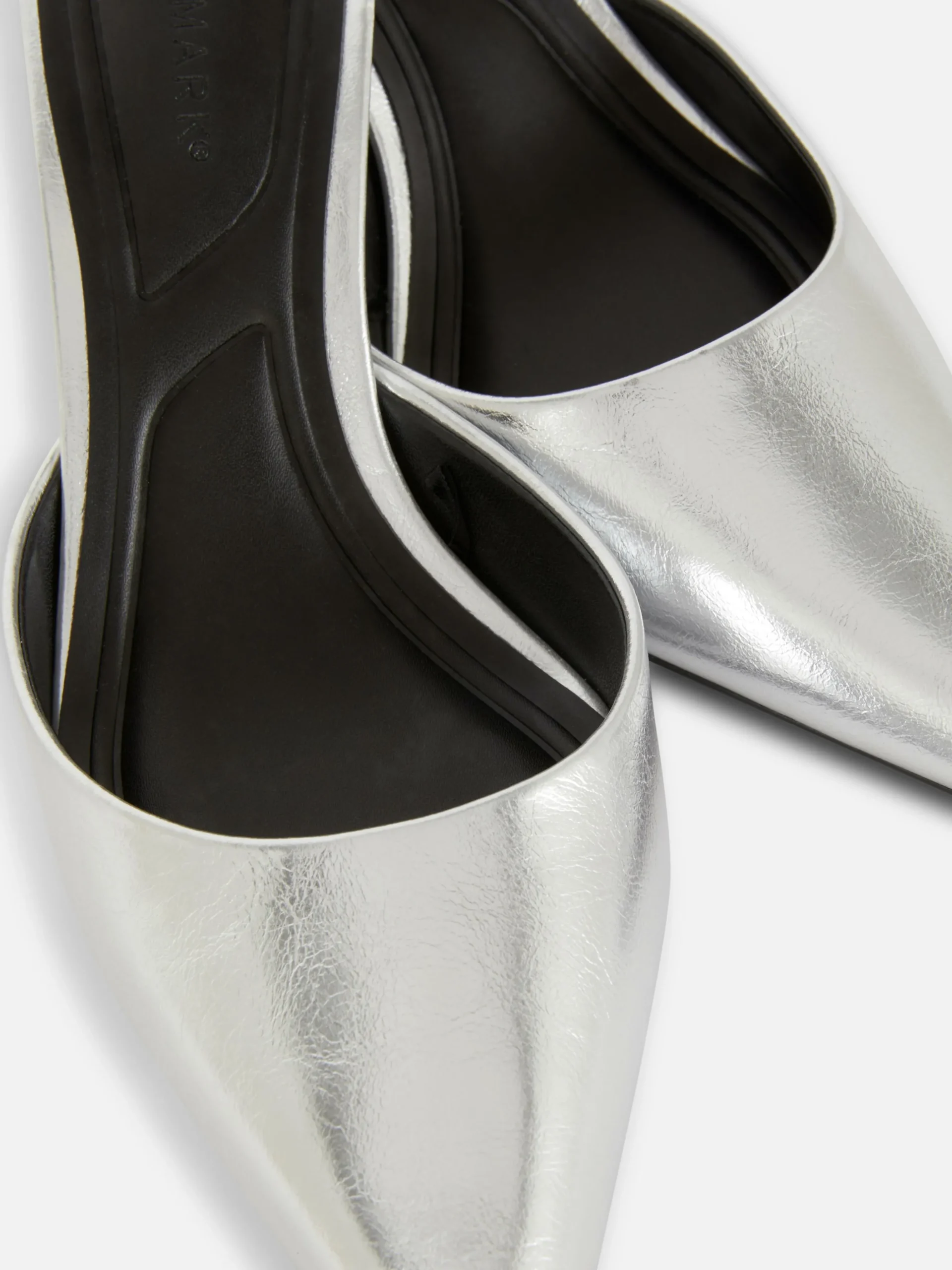 Chinelas De Puntera Afilada Con Tacón