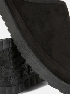 Chinelas Forradas De Pelo Sintético