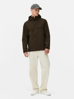 Chubasquero Con Capucha Y Cremallera