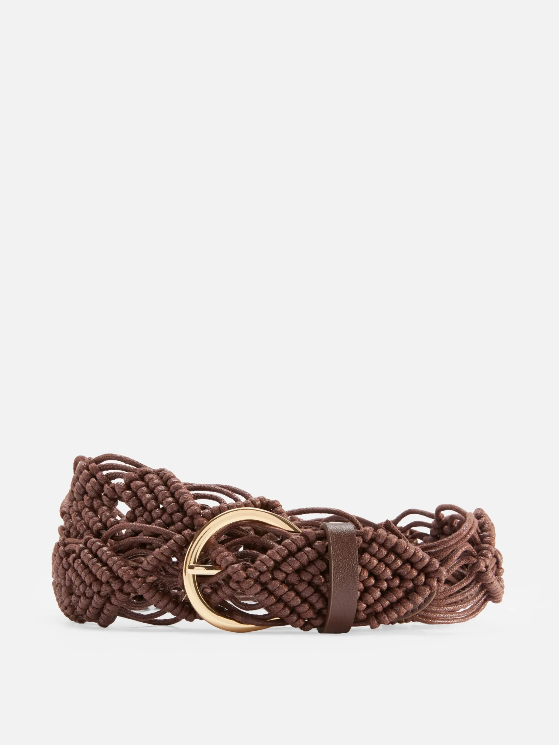 Cinturón De Ganchillo Con Hebilla