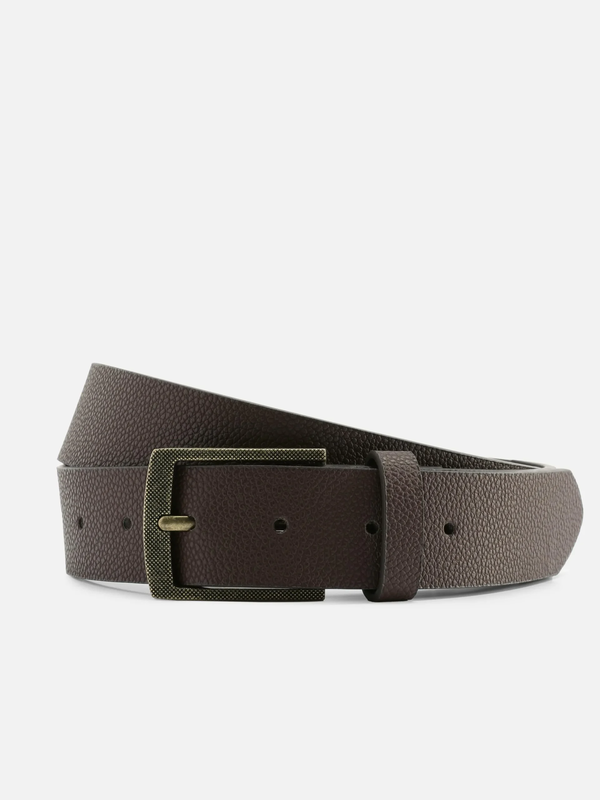 Cinturón De Piel Sintética Granulada