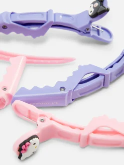 Clips Para El Cabello De Hello Kitty Y Kuromi