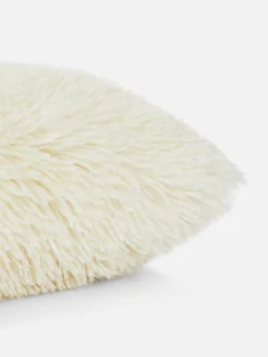 Cojín Rectangular De Pelo Sintético