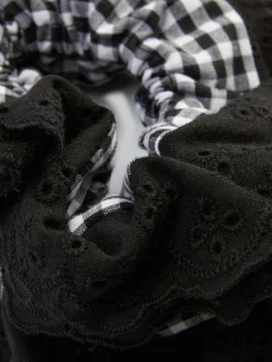 Coletero Grande De Encaje Y Cuadros