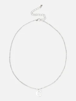 Collar De Cadena Con Inicial