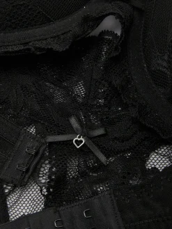 Conjunto De Sujetador Push-up Y Tanga De Encaje