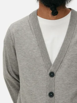Cárdigan Con Botones Gruesos