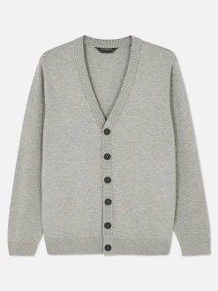 Cárdigan Con Botones Gruesos