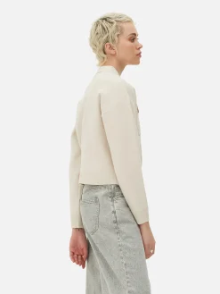 Cárdigan Con Botones Y Con Cuello