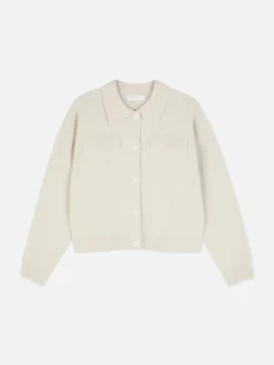 Cárdigan Con Botones Y Con Cuello