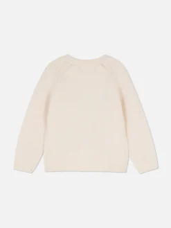 Cárdigan Con Flores Bordadas