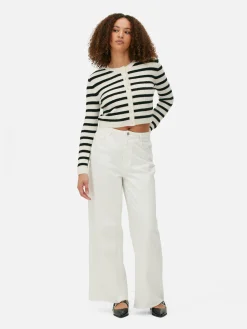 Cárdigan De Punto Con Botones