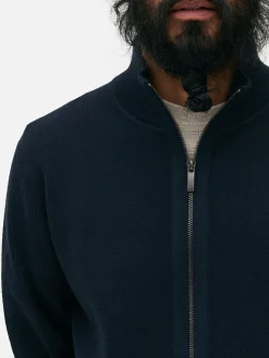 Cárdigan De Punto Con Cremallera