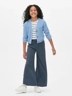 Cárdigan De Punto De Ochos