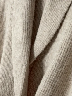 Cárdigan Drapeado Con Botones De Estilo Chal