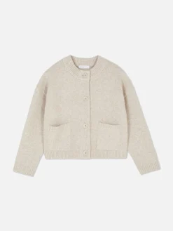 Cárdigan Holgado Con Botones Delanteros