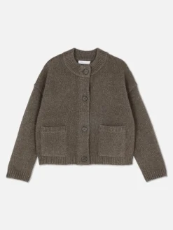 Cárdigan Holgado Con Botones Delanteros