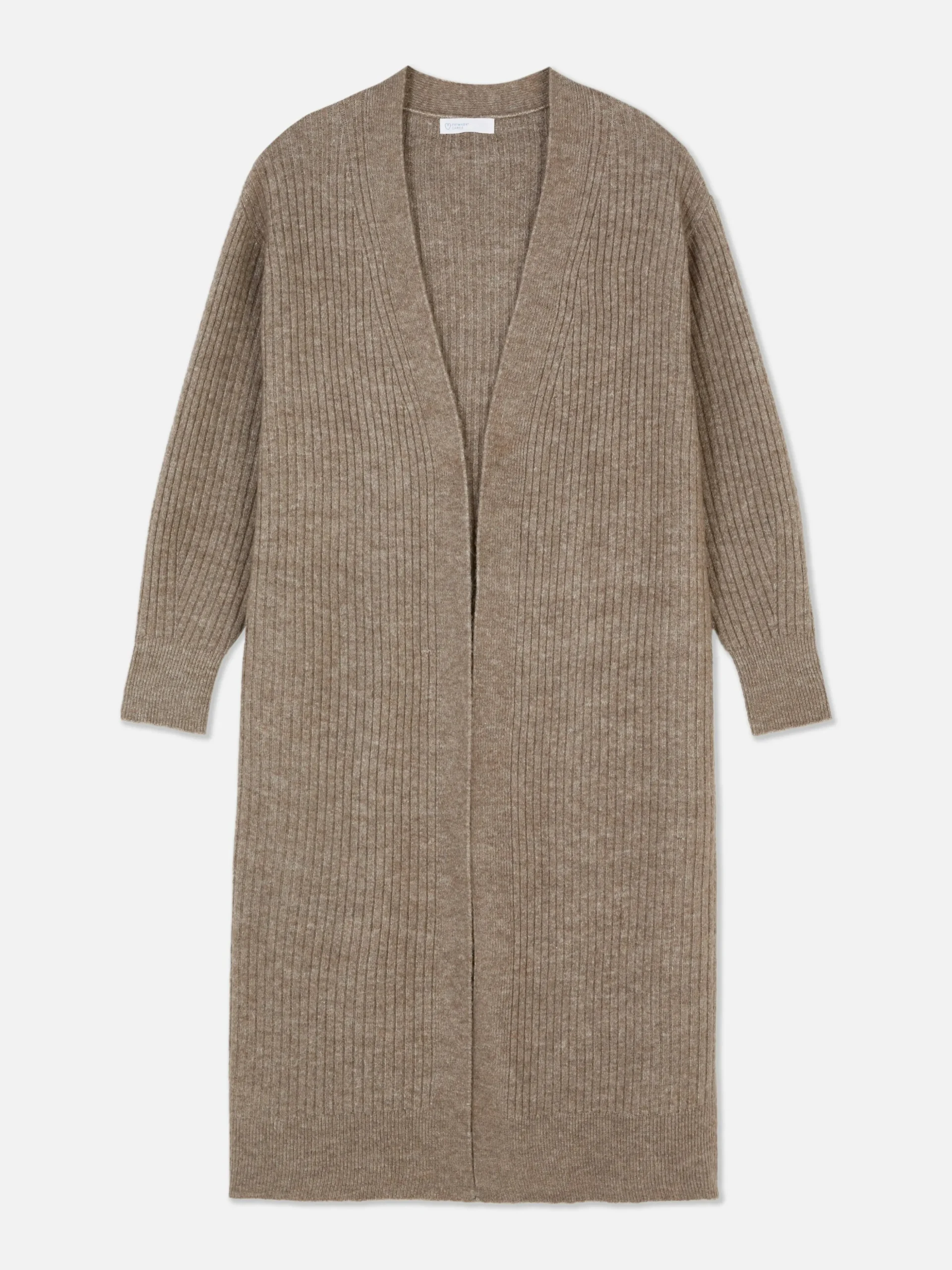 Cárdigan Largo Acanalado