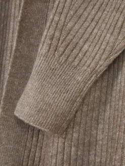 Cárdigan Largo Acanalado