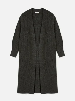 Cárdigan Largo Acanalado