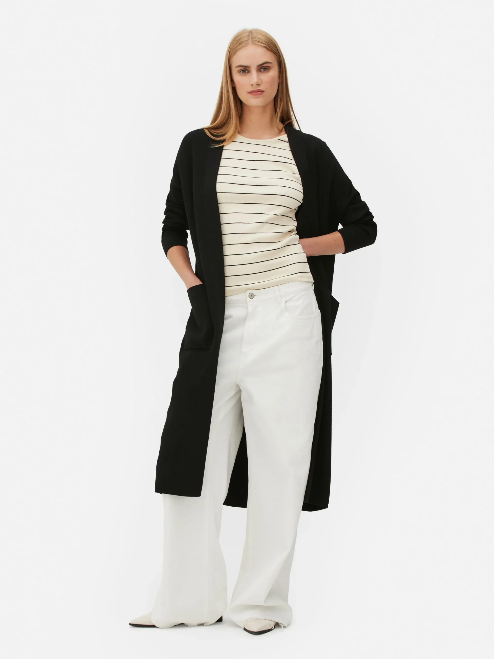 Cárdigan Largo Acanalado