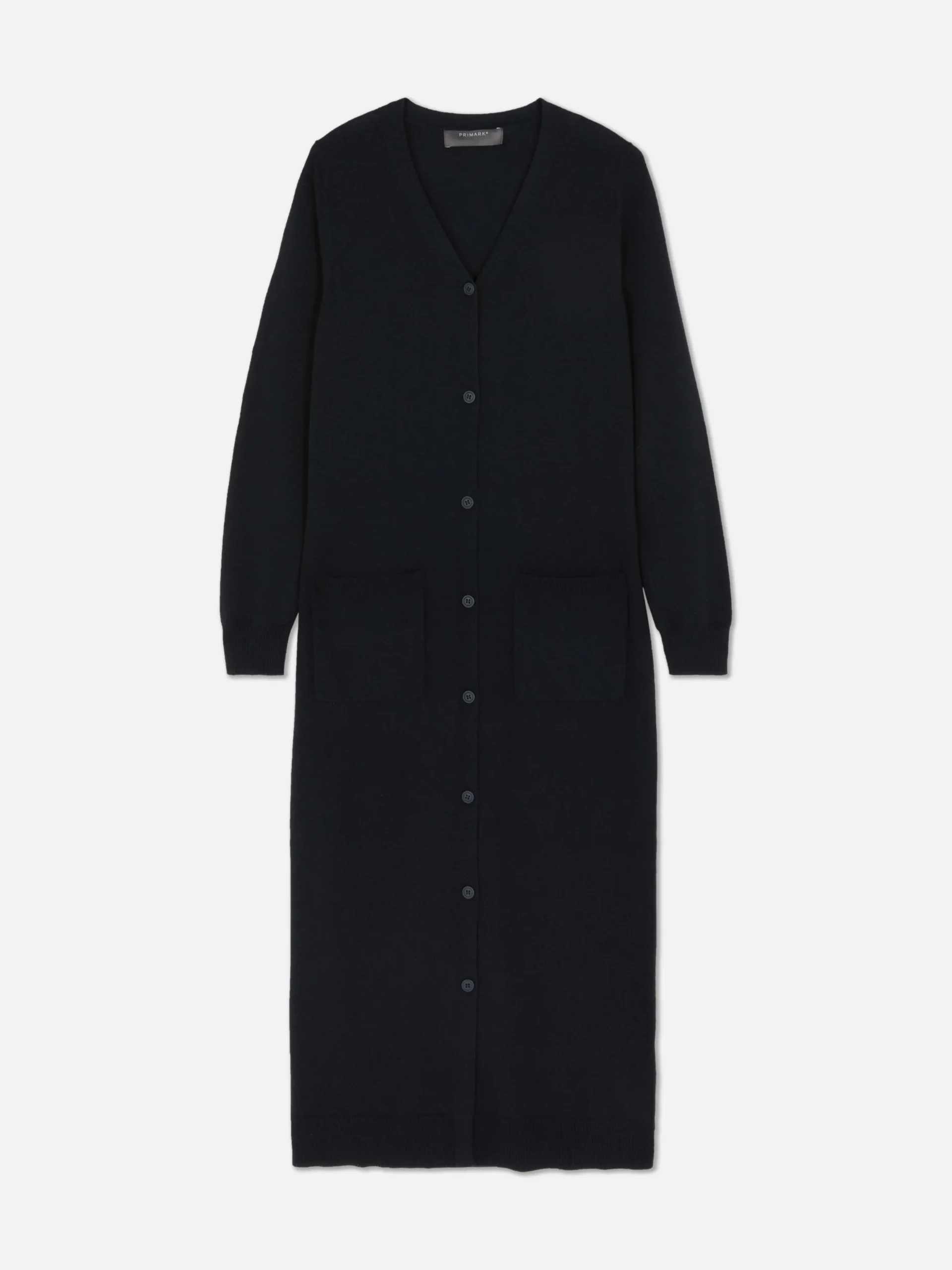 Cárdigan Largo Con Botones