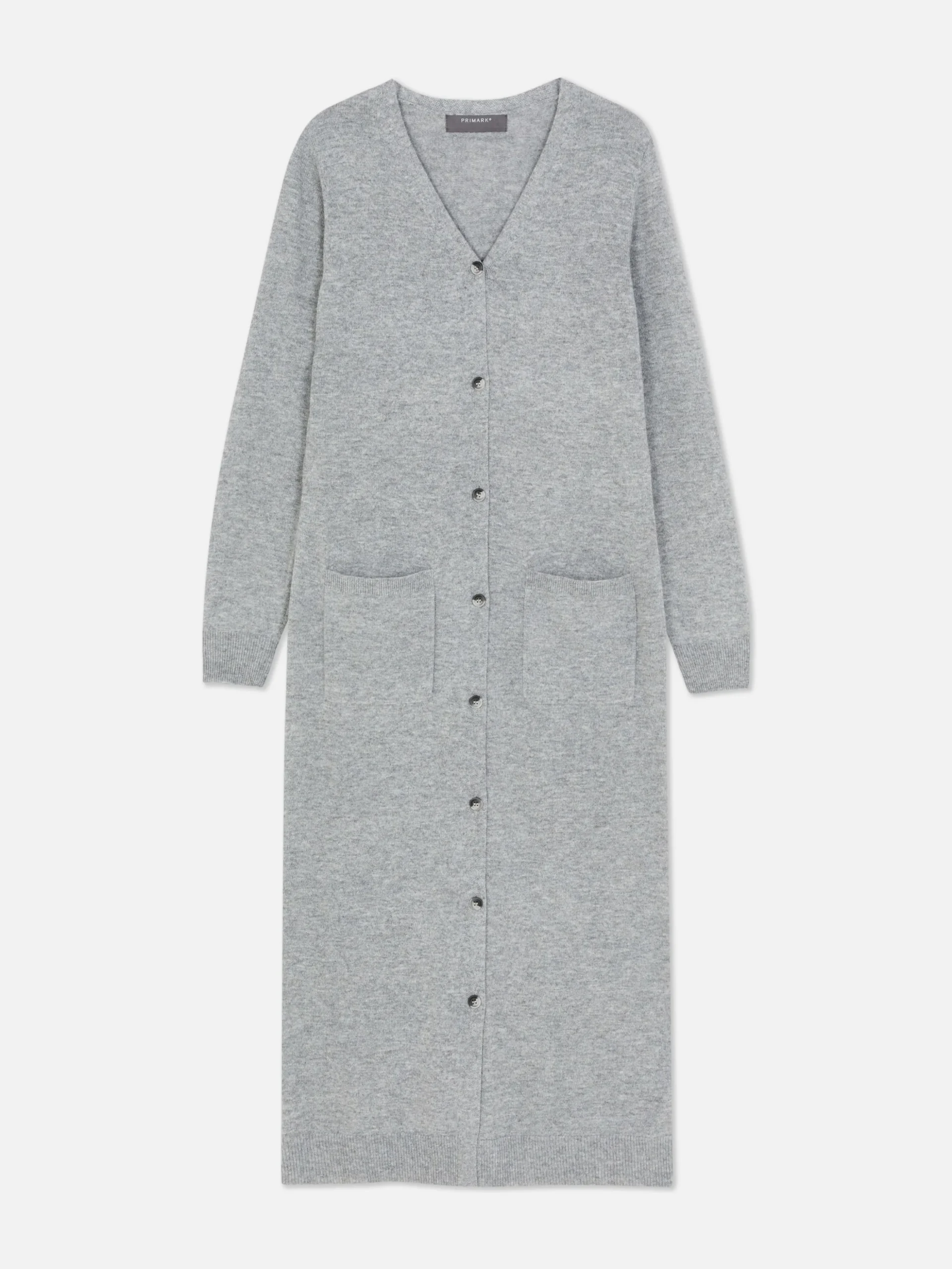 Cárdigan Largo Con Botones