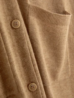 Cárdigan Largo Con Botones