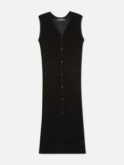 Cárdigan Largo Sin Mangas