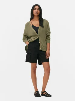 Cárdigan Texturizado De Corte Boyfriend