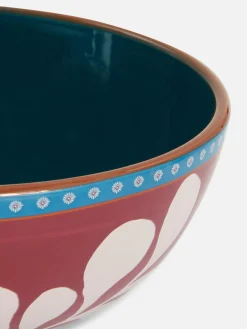 Cuenco De Cereales Decorado Con Flores