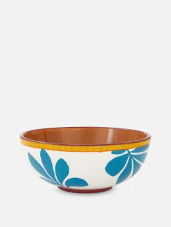 Cuenco De Cereales Decorado Con Flores