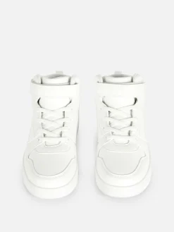 Deportivas De Caña Alta Y Suela Gruesa