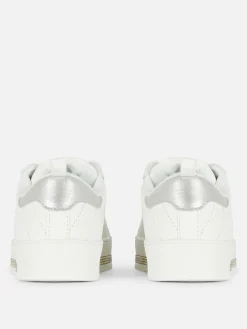 Deportivas De Caña Baja Con Strass