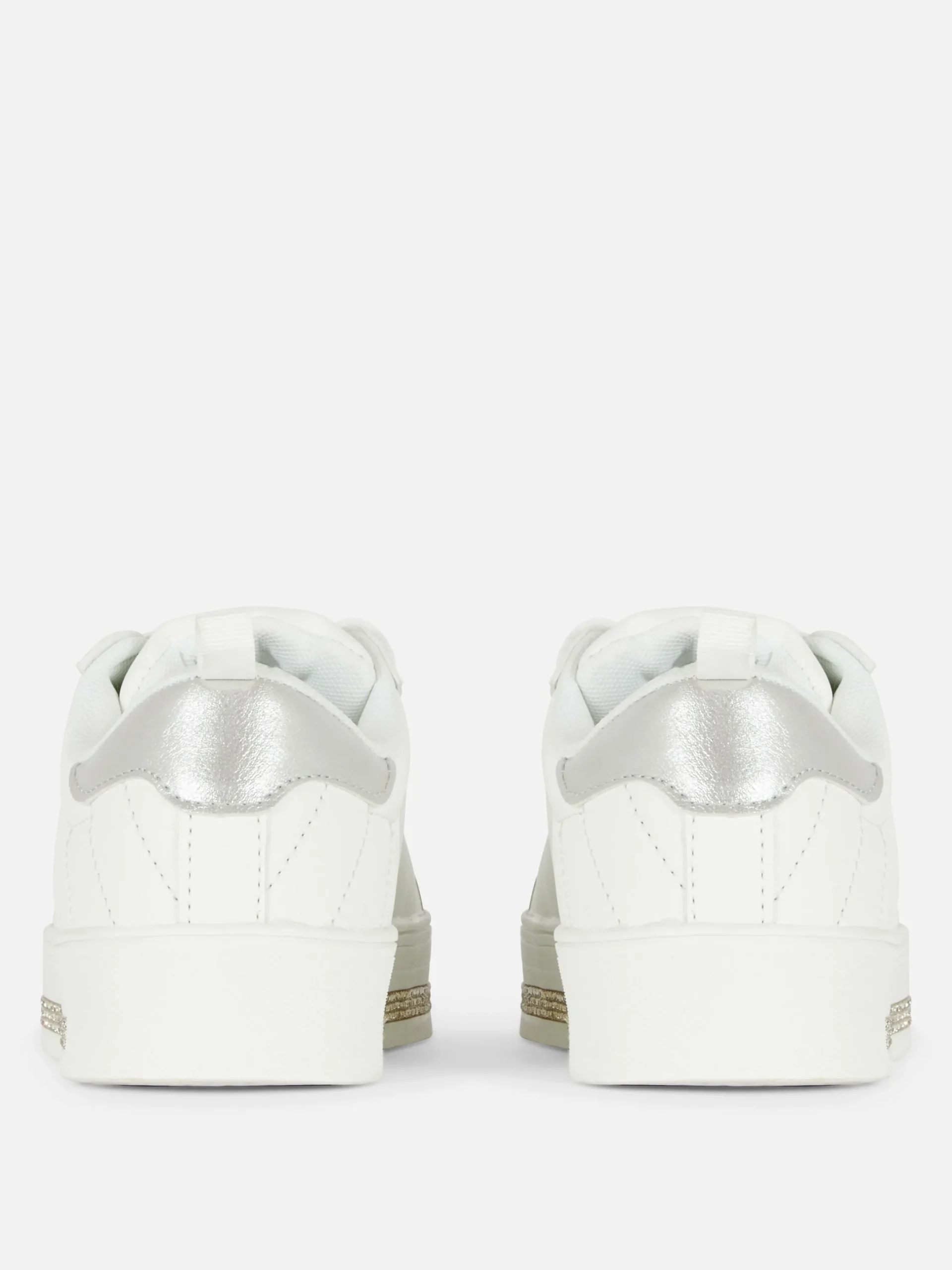 Deportivas De Caña Baja Con Strass