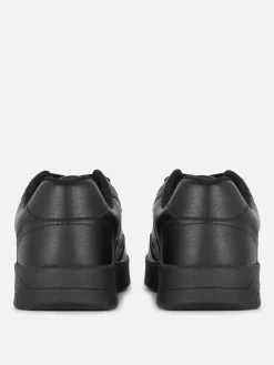 Deportivas De Caña Baja Con Cordones