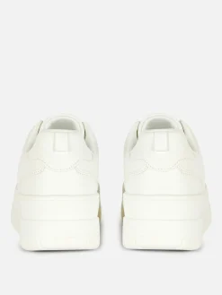 Deportivas De Caña Baja De Plataforma Plana