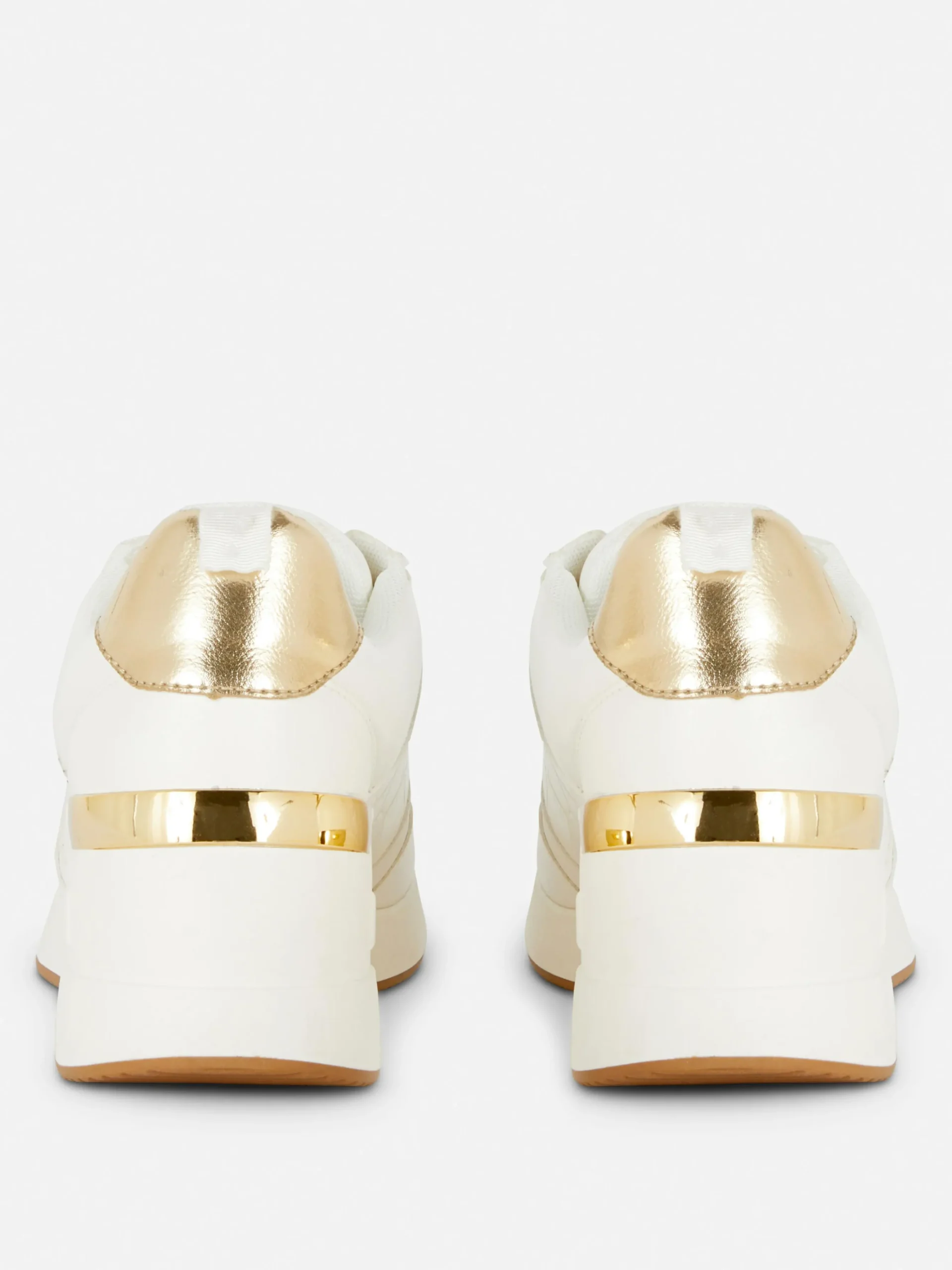 Deportivas De Cuña Con Cordones