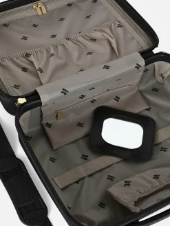 Estuche De Tocador Con Cremallera De Carcasa Dura