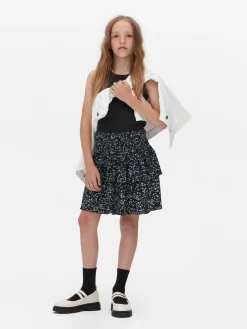 Falda Floral A Capas