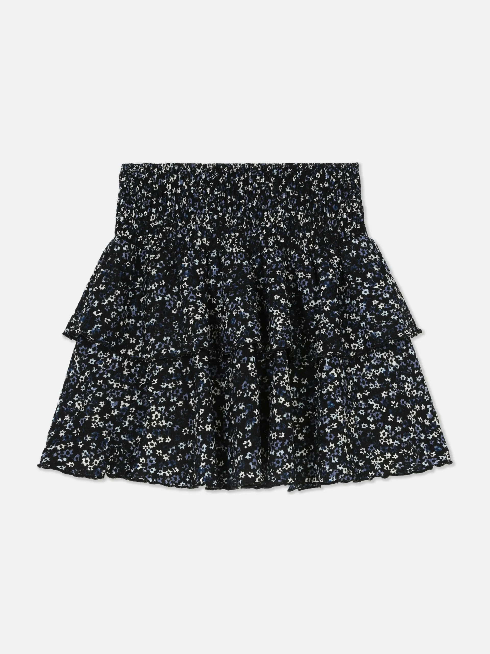 Falda Floral A Capas