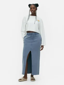 Falda Larga Con Lavado ácido