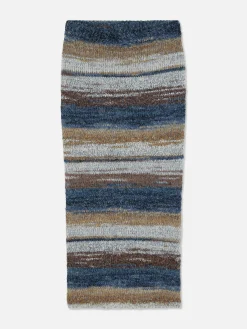 Falda Midi Jaspeada Combinable De Rita Ora