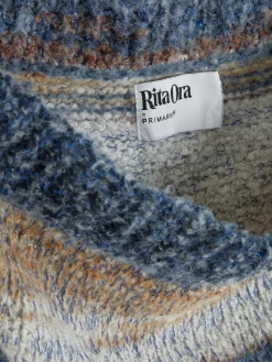 Falda Midi Jaspeada Combinable De Rita Ora