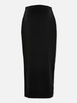 Falda Midi Premamá De Punto