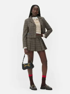 Falda Pantalón Corta A Cuadros De Rita Ora