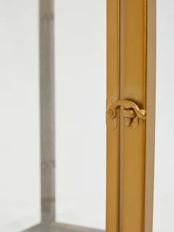 Farolillo Portavelas Con Marco Metálico