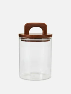 Frasco De Vidrio Elegante Con Asa